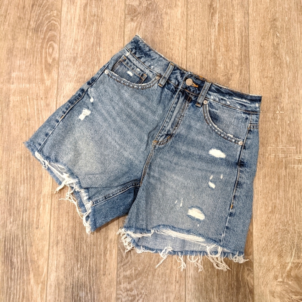 Dynamite High Waisted Denim Shorts, Size 26